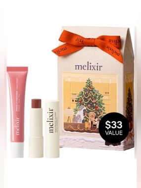 Korean Beauty Melixir Vegan Lip Care Duo Pomelo & Nudy Rose